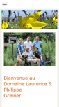 Mobile Screenshot of domaine-greiner.com